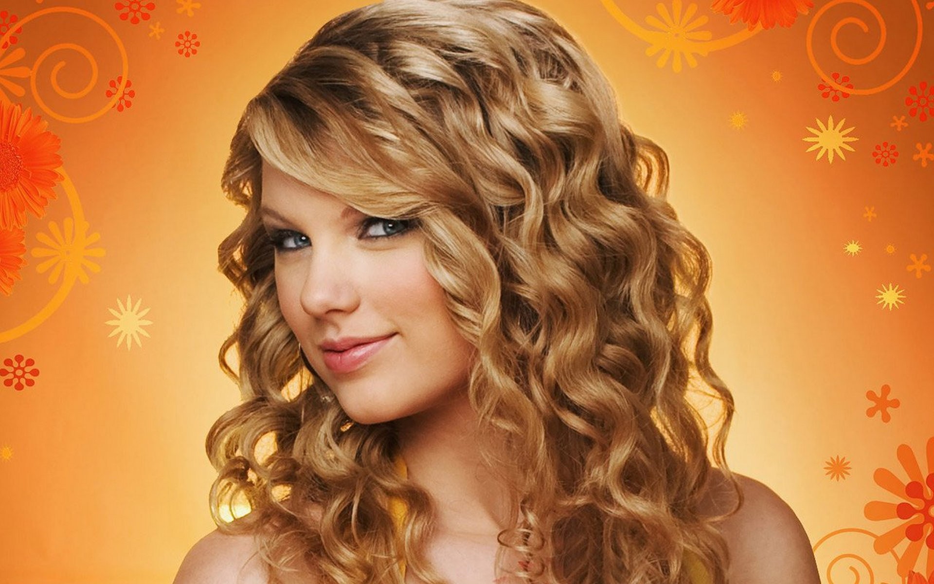 Золотыми волосами песня. Taylor Swift beautiful Eyes Ep. Светло шоколадный цвет волос Тейлор Свифт. Блондинка в оранжевом длинном платье.
